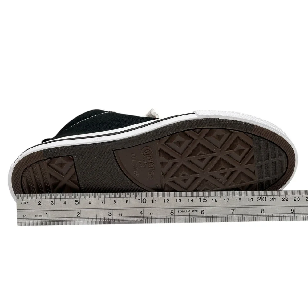 Converse Chuck Taylor All Star Youth Boys Girls Mid Top Sneaker Sz 3 Black-White